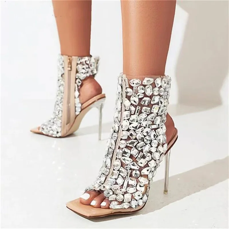 Leatherwork Rivets - SLSHLYJ Design 2026 New Crystal/rivet Zipper