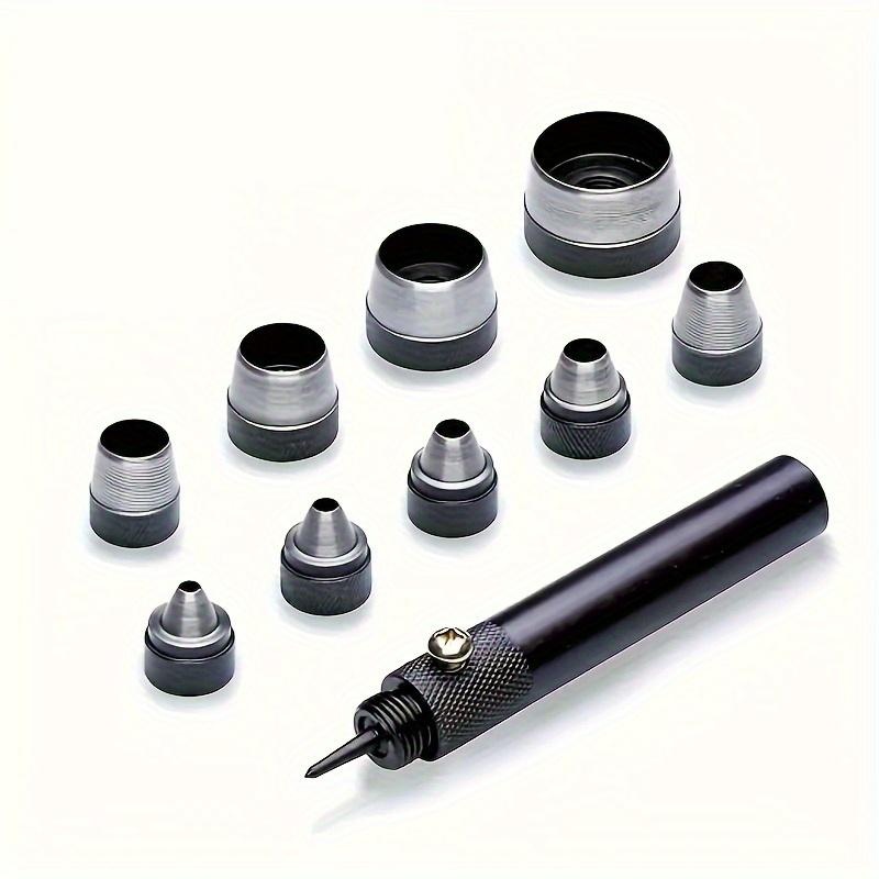 10Pcs Hollow Punch Set Heavy‑D - Leatherwork Punching Tool review and price
