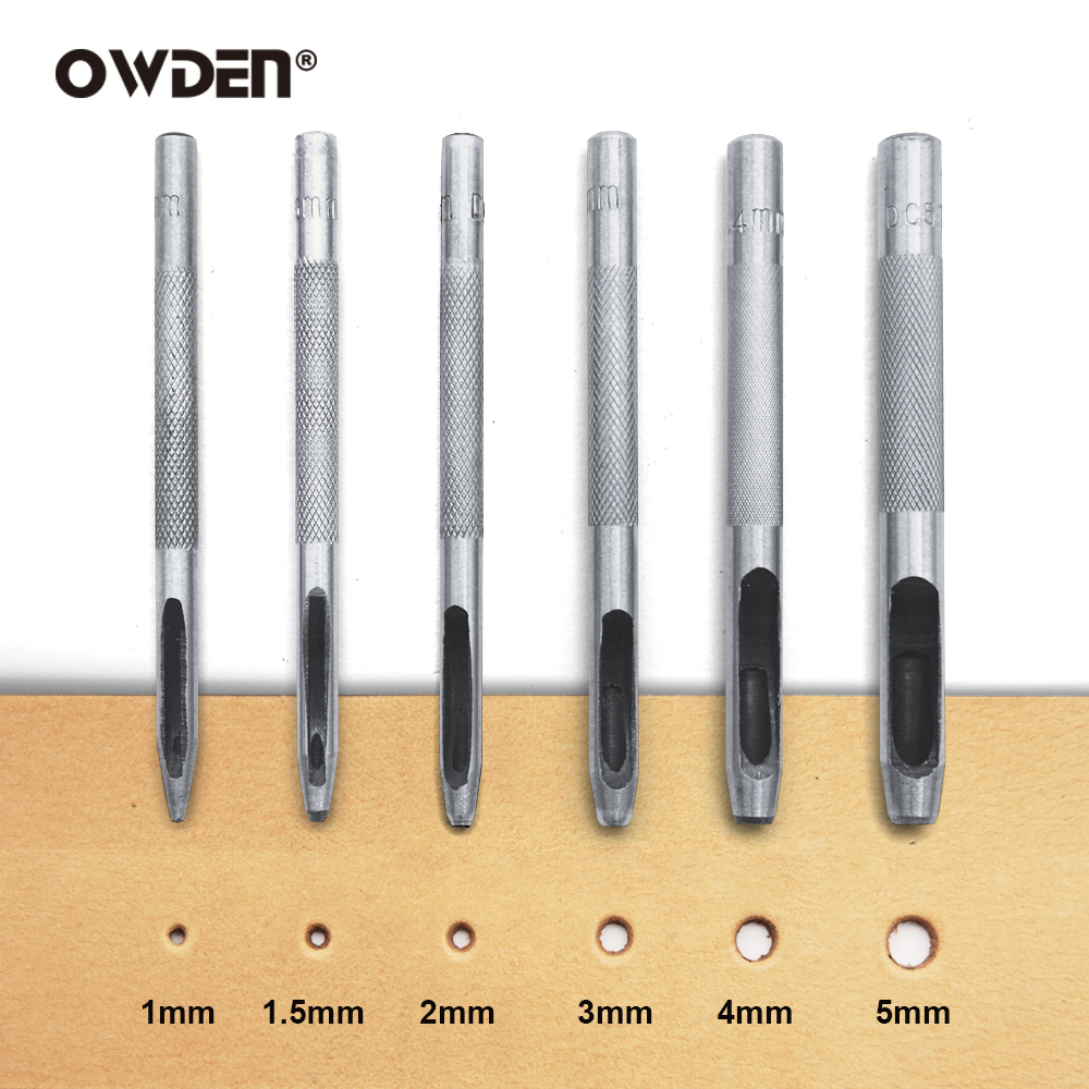 6pcs Leather Hole Punching Too - Leatherwork Punching Tool review and price