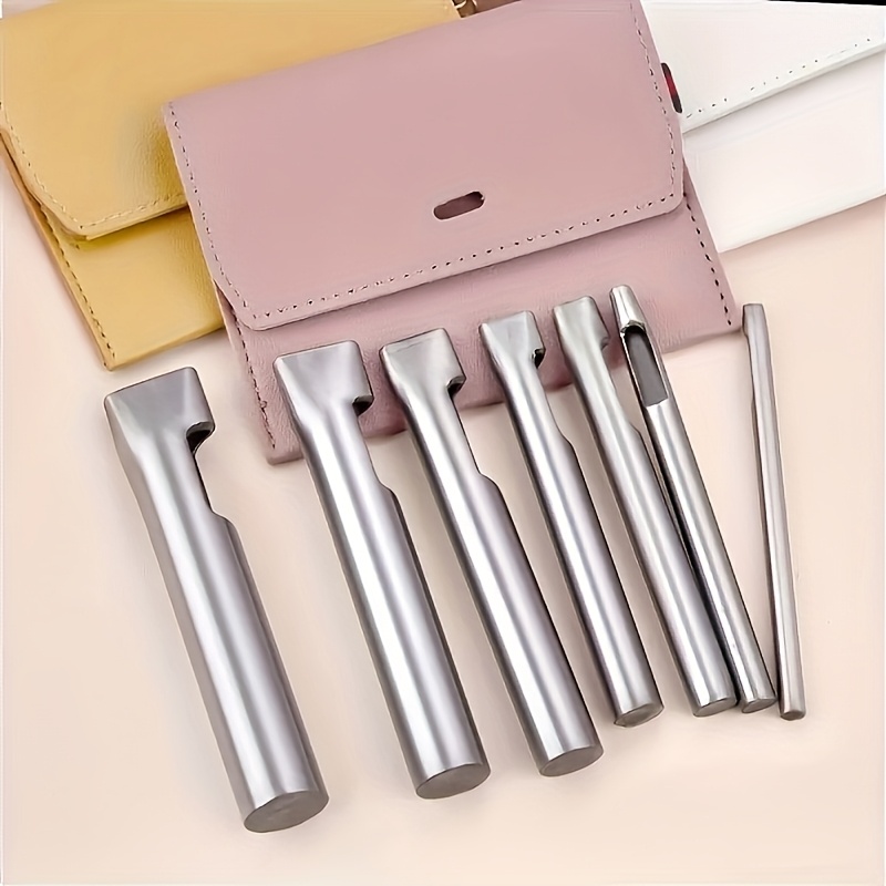5pcs Leather Oblong Belt Hole  - Leatherwork Punching Tool review and price
