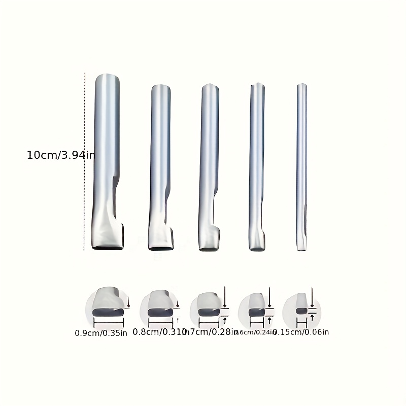 5pcs Leather Oblong Belt Hole  - Leatherwork Punching Tool review and price