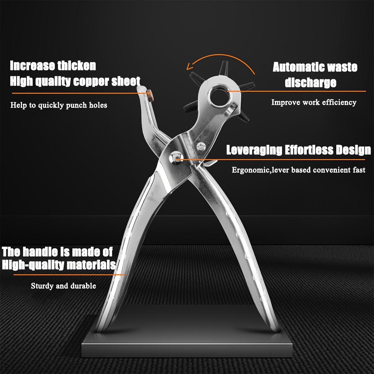 New Professional Leather Hole  - Leatherwork Punching Tool review and price