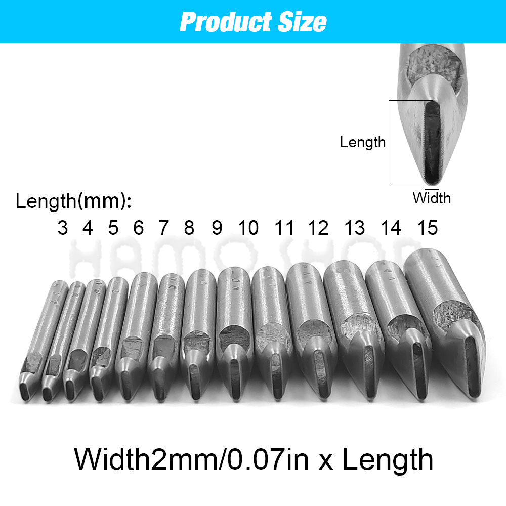 2mm/3mm Width Leather Oval Sha - Leatherwork Punching Tool review and price