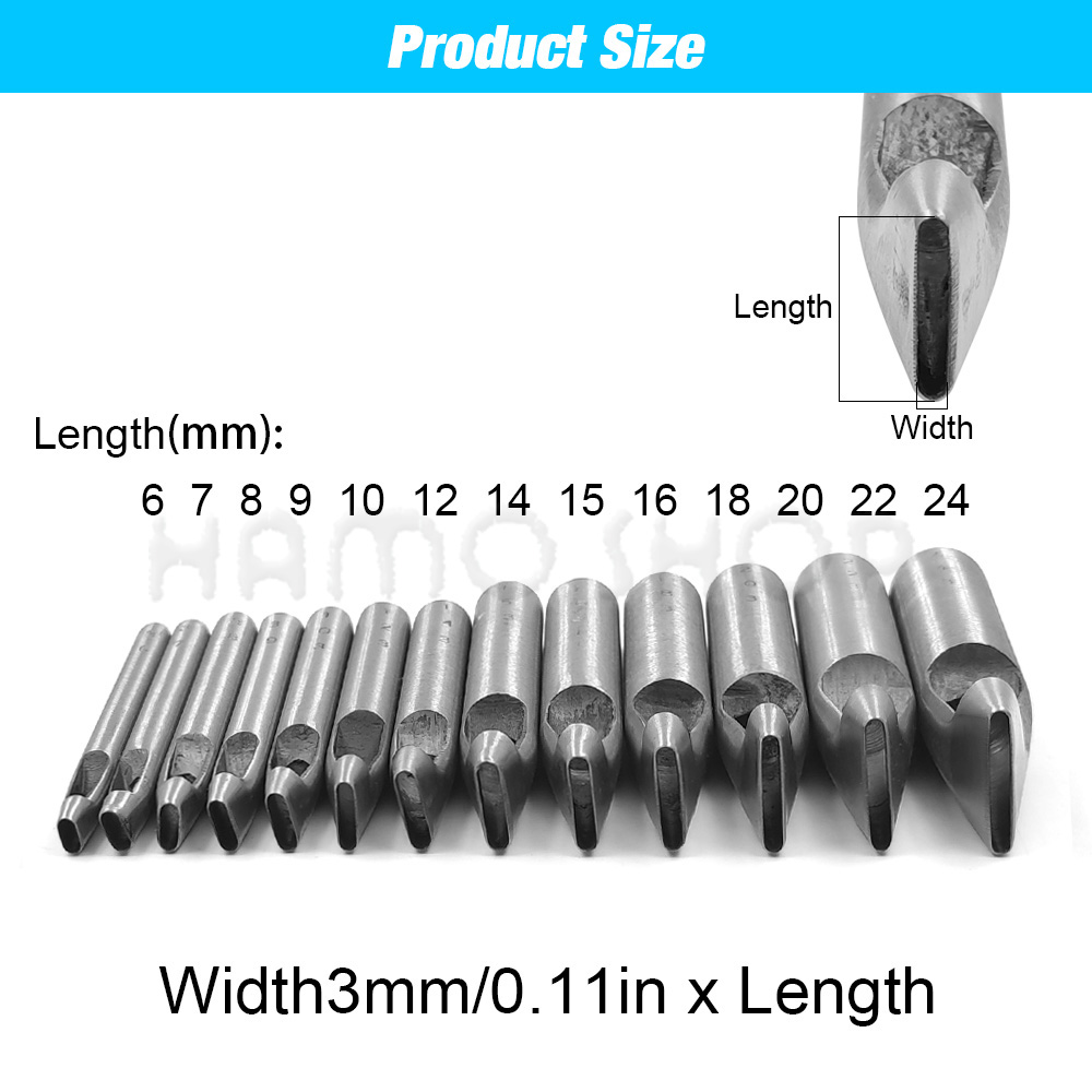 2mm/3mm Width Leather Oval Sha - Leatherwork Punching Tool review and price
